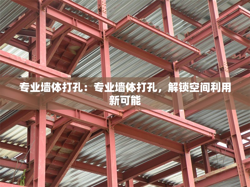 專業(yè)墻體打孔：專業(yè)墻體打孔，解鎖空間利用新可能 行業(yè)新聞