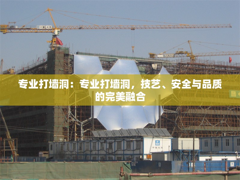 專業(yè)打墻洞：專業(yè)打墻洞，技藝、安全與品質(zhì)的完美融合 行業(yè)新聞